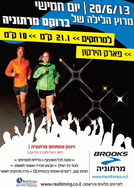 מרוץ ברוקס מרתוניה מרוץ ברוקס מרתוניה