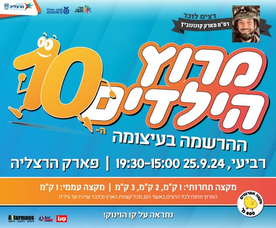 מרוץ הילדים הרצליה 2024